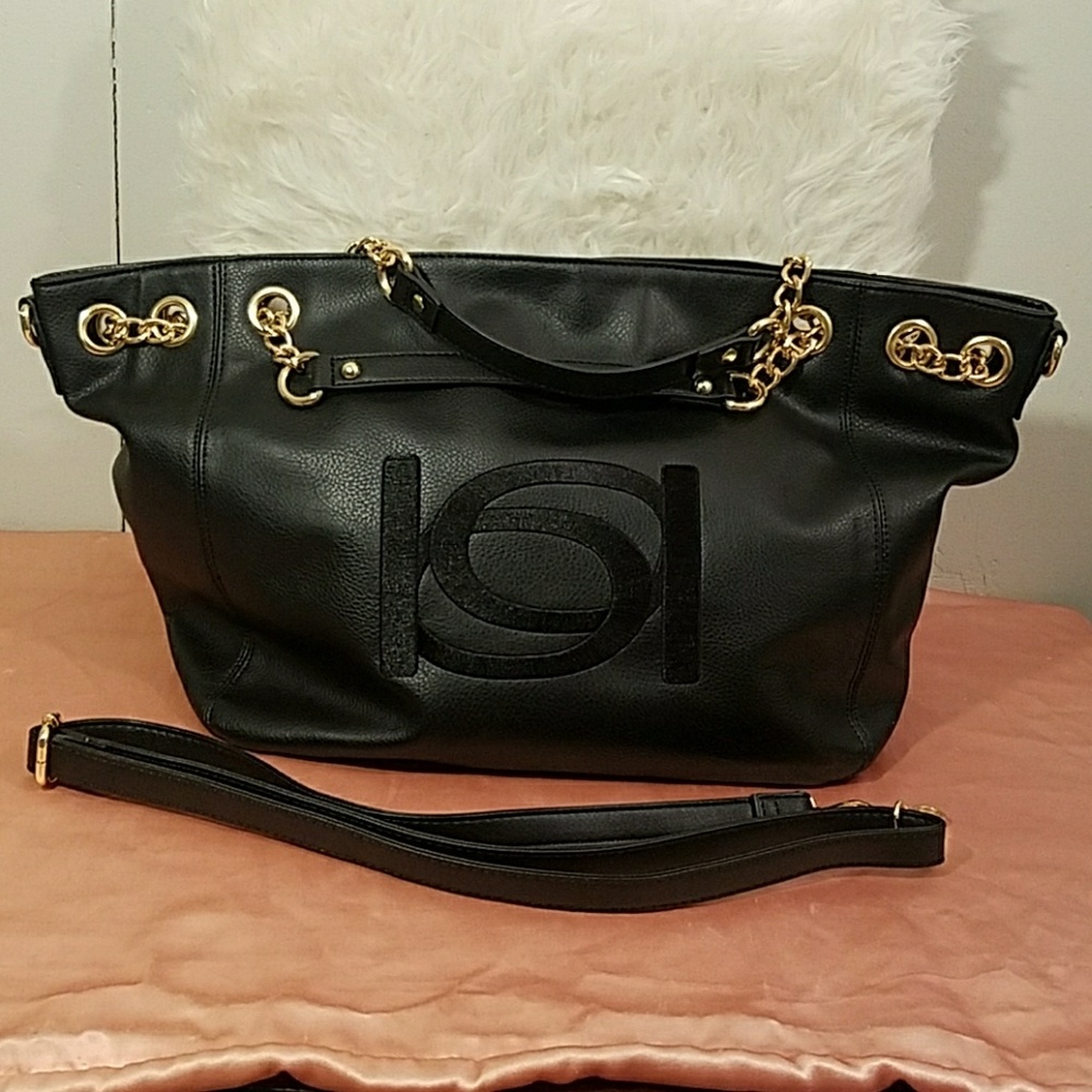 Bebe Lara Faux Leather Tote